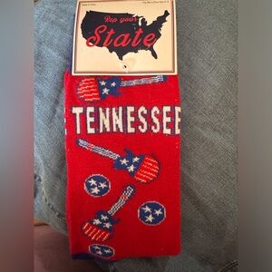 Red Tennessee Guitar Socks